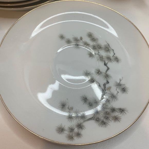 Fine China Japan Vintage PINEDALE Teacup and Saucer Set Of 5 Harmony House - Picture 7 of 13